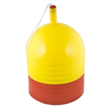 Фишки для разметки поля, арт.У647/MR-F2x10, полусферы, жесткий пластик, комплект из 10 шт, 2 цвета Фишки для разметки поля, арт.У647/MR-F2x10, полусферы, жесткий пластик, комплект из 10 шт, 2 цвета