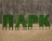 Топиари буква 130 см - газон Eco