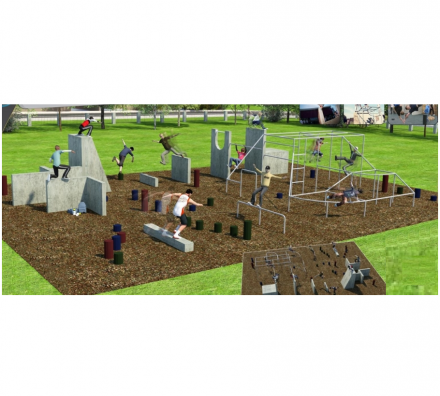 Площадка для паркура Микрорайон-13, фото 1