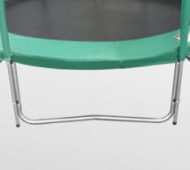 Батут премиум 8FT с внутренней страховочной сеткой и лестницей, темно-зеленый, ARL-TP-0803_I_DG