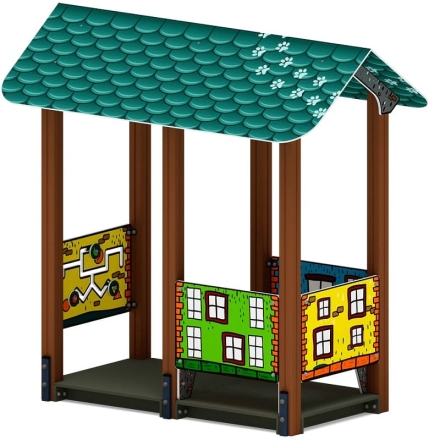 Домик средний 2 (Город) МФ 10.01.06-01, фото 1