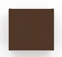 Навес контейнерной площадки для мусора (1 секция) МФ 55.02.03.1-02