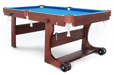 Бильярдный стол - Компакт Люкс 5 Футов, Русская пирамида, ЛДСП 16 мм, фото 1