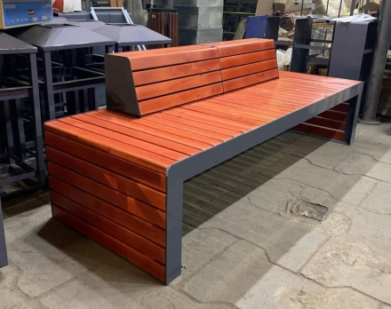 Скамейка со спинкой TORUDA 004, фото 2