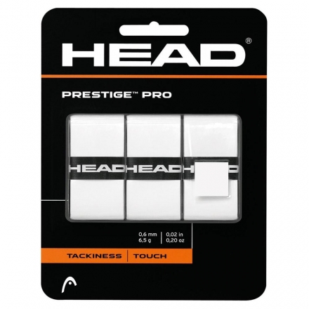 Овергрип Head Prestige Pro, 0.55 мм, 3 шт, белый, фото 1