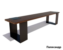 Парковая скамейка Цюрих, Лиственница 1,8 м