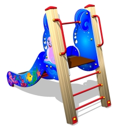 Детская горка Море Г038 H=650 для игровых площадок, фото 2 Детская горка Море Г038 H=650 для игровых площадок, фото 2