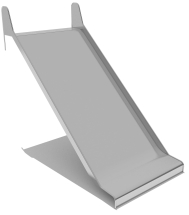 Горка из нержавеющей стали ГГН-1500.2500.008 для детской площадки Горка из нержавеющей стали ГГН-1500.2500.008 для детской площадки