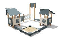 Песочный дворик Опушка ВСТ 5633 без горки для детской площадки Песочный дворик Опушка ВСТ 5633 без горки для детской площадки