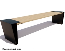 Скамейка уличная Мегаполис, Лиственница 1,2 м