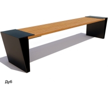 Скамейка уличная Мегаполис, Лиственница 1,2 м