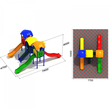 Игровая площадка Холмы 2.2, фото 3