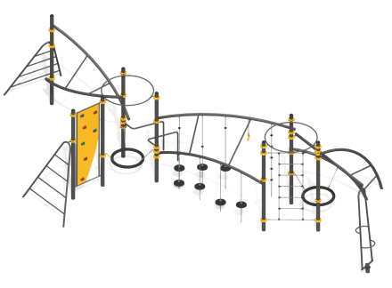 Спортивный комплекс Вега СО-118.1 для детской площадки, фото 1
