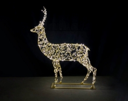 Световая фигура Олень рождественский большой d004, фото 4