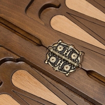 Шахматы + нарды резные "Вардени" 60 с ручкой, Haleyan Шахматы + нарды резные "Вардени" 60 с ручкой, Haleyan