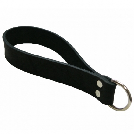 Петля лямка для тяги Комфорт одинарная кожанная, фото 1