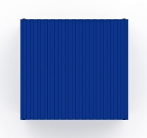 Навес контейнерной площадки для мусора (1 секция) МФ 55.02.03.1-03