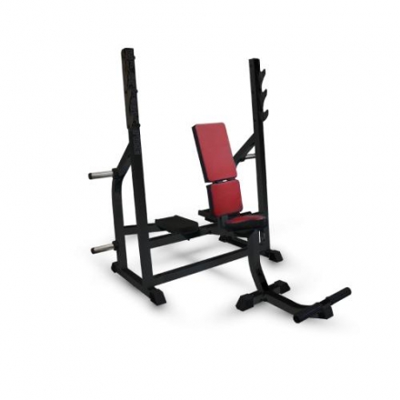 Скамья-стойка для жима штанги сидя Barbell МВ 2.14 чёрный, фото 1