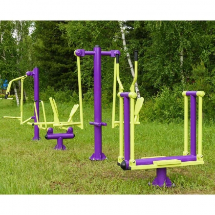 Smart-1020 Уличный тренажер Лыжник Zavodsporta, фото 2