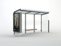 Geomere GE310b-SS павильон остановочный Geomere GE310b-SS павильон остановочный