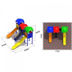Игровая площадка Холмы 1.2, фото 3 Игровая площадка Холмы 1.2, фото 3