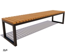 Скамейка уличная Нео, Лиственница 1,5 м