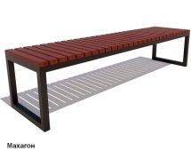 Скамейка уличная Нео, Лиственница 1,5 м