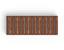 Скамья Элементарно-2 (темный дуб)