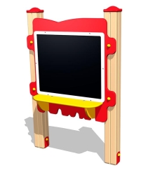 Развивающий элемент Стенка для рисования РЭ028 для детской площадки, фото 1 Развивающий элемент Стенка для рисования РЭ028 для детской площадки, фото 1