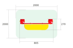 Развивающий элемент Стенка для рисования РЭ028 для детской площадки, фото 2 Развивающий элемент Стенка для рисования РЭ028 для детской площадки, фото 2