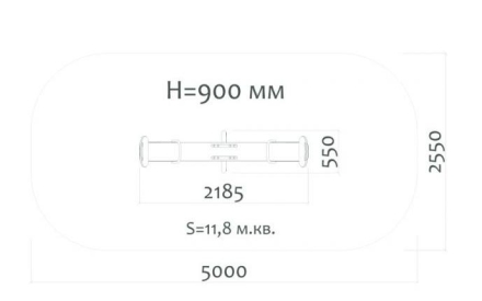 Качели-балансир Н24.04102 для детской площадки, фото 2