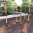 Универсальный уличный спортивный комплекс турник брусья Domsen Fitness Ds59 YELLOW 