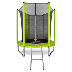 ARLAND Батут 6FT с внутренней страховочной сеткой и лестницей (Light green), фото 1