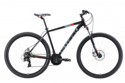 Велосипед Stark'19 Hunter 29.2 D чёрный/серый/красный 22&quot;