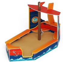 Песочница большая Катерок (Морской стиль) - ИО 5.03.02-02