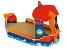 Песочница большая Катерок (Морской стиль) - ИО 5.03.02-02