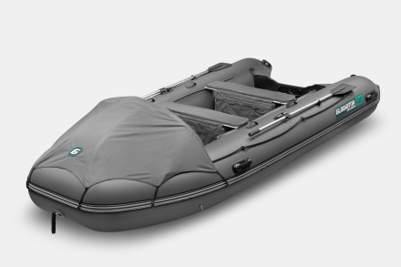Gladiator E 420 PRO AIR Темно-серый моторная лодка ПВХ НДНД, фото 1