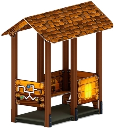 Домик средний 2 (Эко) МФ 10.01.06-02, фото 4