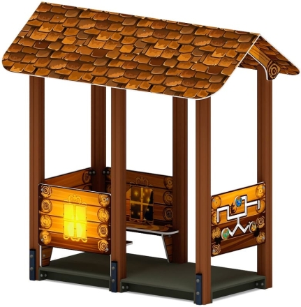 Домик средний 2 (Эко) МФ 10.01.06-02, фото 3