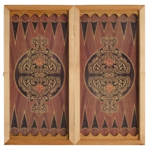 Нарды + шашки Ростовские &quot;Кинг-Конг&quot; средние Россия, дерево, 50х25х4 см