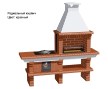 Печь Аристократ 714 Прямоугольный кирпич коричневый