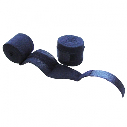 Бинт для спортивных единоборств боксерский 4,5 метра цвет черный, фото 1