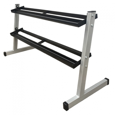 Подставка PutiSporta под профи гантели на  8пар 2-х ярусная, фото 1