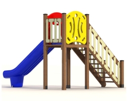 Детская горка ActiWood AW - H1500 для игровой площадки, фото 2