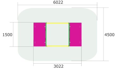 Песочница с откидной крышкой П056 для детской площадки, фото 5