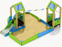 Песочный дворик ЛД051005 для детской площадки Песочный дворик ЛД051005 для детской площадки