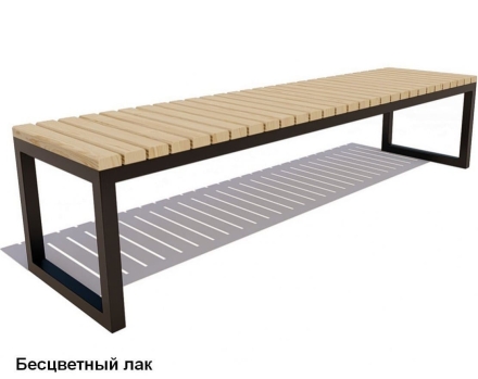 Скамейка уличная Нео, Лиственница 1,2 м, фото 2