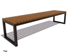 Скамейка уличная Нео, Лиственница 1,2 м
