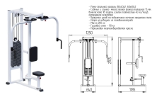 Баттерфляй-Задние дельты (стек 90 кг) INVAR045 Баттерфляй-Задние дельты (стек 90 кг) INVAR045
