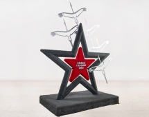 Топиари Звезда с журавлями, h=215 см - газон Eco Топиари Звезда с журавлями, h=215 см - газон Eco